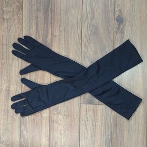 BOGO Long Black Costume Gloves